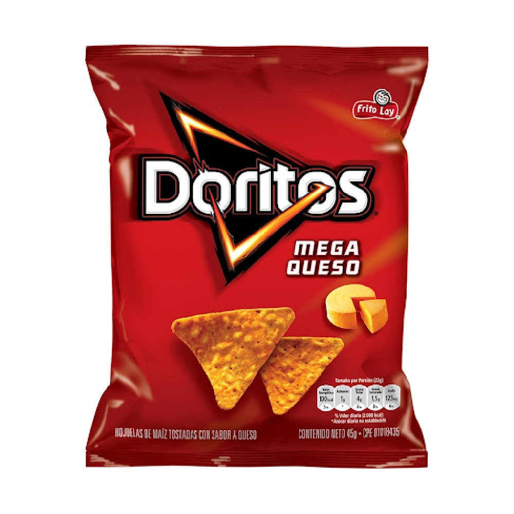 DORITOS MEGA QUESO 45 GRS