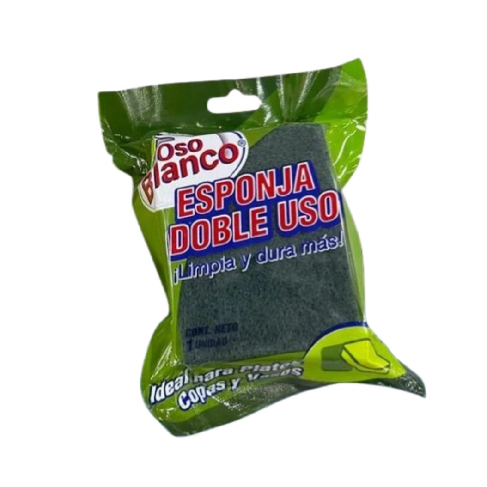 ESPONJAS DOBLE USO OSO BLANCO