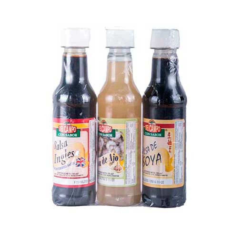 TRI PACK DE SALSA DEL CAMPO 150CC 
