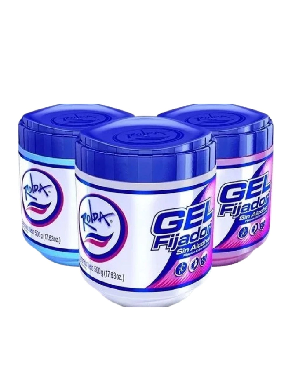 GEL FIJADOR ROLDA SIN ALCOHOL 500 GR