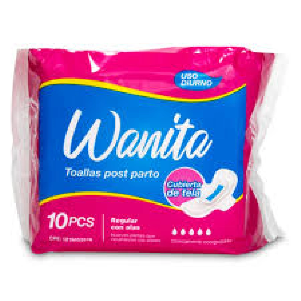 TOLLAS SANITARIAS WANITAS 10UND