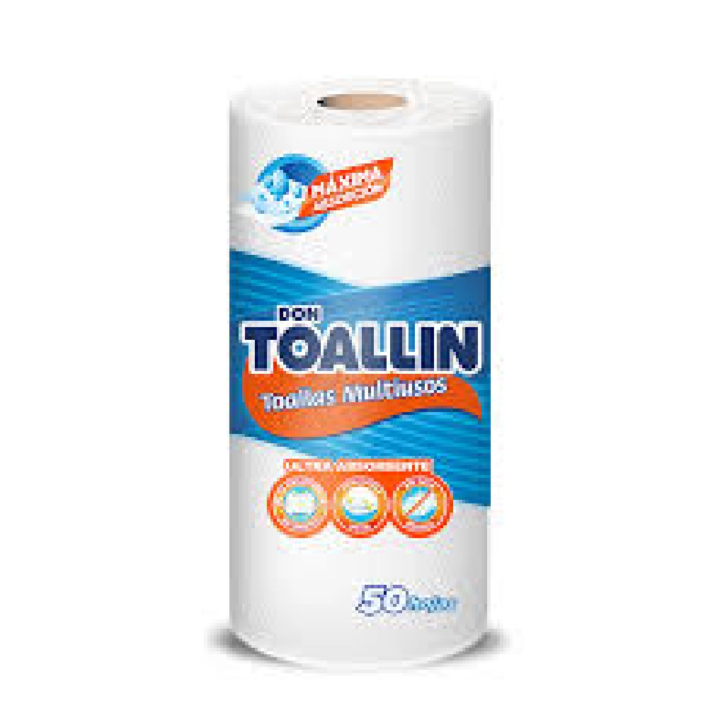 DON TOALLIN TOALLAS MULTIUSOS 50 HOJAS 10.15