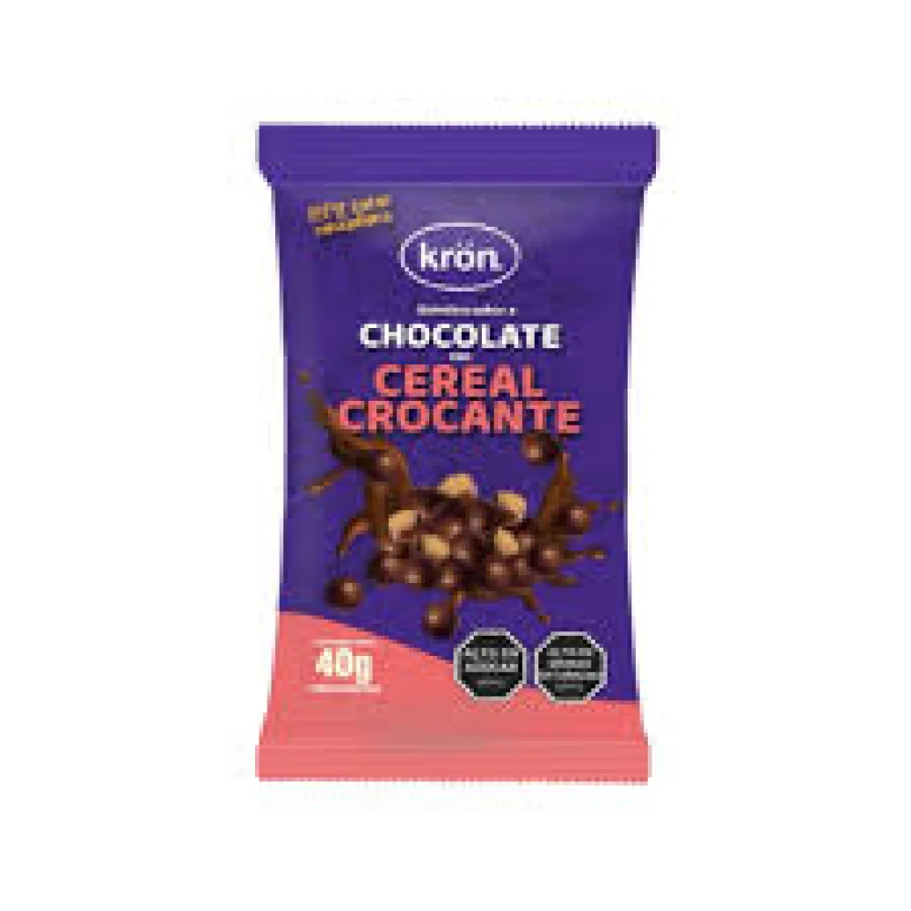 CHOCOLATE CON CEREAL KRON 40GR